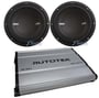 (2) Polk Audio MM842DVC 8&rdquo; 1800 Watt Car Subwoofers Subs+Mono Amplifier thumbnail image