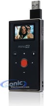 Flip MinoHD Camcorder, 60 Minutes (Black - F460B) thumbnail image