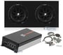 (2) Kicker Comp C104 (43C104) +Mono Amp+Dual Sealed Subwoofer Enclosure+Amp Kit thumbnail image