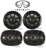 Kicker Front+Rear Speaker Replacement For 1991-2002 INFINITI G20 thumbnail image