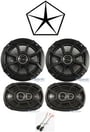 Kicker Front + Rear Factory Speaker Replacement Kit For 2001 Chrysler Sebring thumbnail image