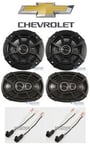 Kicker Front+Rear Speaker Replacement For 1995-1999 Chevrolet Chevy Monte Carlo thumbnail image