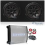2) Kicker 43CVR122 COMPVR 1600W 12