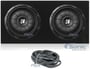 (2) Kicker 43CVT122 with Sealed Subwoofer Box thumbnail image
