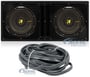 (2) Kicker 44CWCD124  with Ported Dual Enclosure thumbnail image