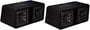 Kicker 12 Inch 3000W Dual Loaded Solo Baric L7S Subwoofer Enclosure (2 Pack) thumbnail image