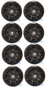 Kicker Car Audio Tube Enclosure w/ 8 Inch 2 Ohm Subwoofer and Grill (4 Pack) thumbnail image