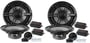 (4) Crunch CS65C Full Range Car Audio 6.5