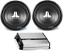 JL Audio (2) 15w0v3-4 with JX1000/1D Bass Package thumbnail image