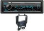 Kenwood KMM-BT325U Media Player Car Radio Install Mount Kit Bluetooth Pandora thumbnail image