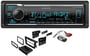 Kenwood KMM-BT325U Media Player Car Radio Install Mount Kit Bluetooth Pandora thumbnail image