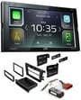 JVC KW-M740BT Double Din Car Media Player Install Kit Apple CarPlay Android Auto thumbnail image