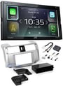 JVC KW-M740BT Double Din Car Media Player Install Kit Apple CarPlay Android Auto thumbnail image