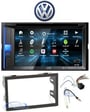JVC DVD Player Monitor w/Bluetooth/USB/iPhone/Android For 98-02 Volkswagen Jetta thumbnail image