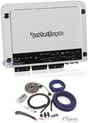 Rockford Fosgate M400-4D 400W 4-Channel Full-Range Class-D Amplifier + Amp Kit thumbnail image