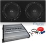 (2) NVX NSW122v2 + Sealed Subwoofer Box + Mono Amplifier + Amp Kit thumbnail image