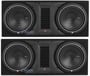 Rockford Fosgate 1000W Punch Dual P1 10 Inch Loaded Subwoofer Enclosure (2 Pack) thumbnail image