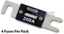 Visonik VANLF200 -- 200 Amp ANL Fuse (4 Pack) thumbnail image