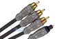Monster Cable Component Video Cable/Fiber Optic Audio Kit (THX V100 CVO-4) thumbnail image