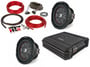Alpine S-A32F Amplifier + (2) Kicker Comp 6.75