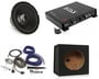 Hifonics HFX12D4 Sub + Boss Monoblock Amp + Scosche Sealed Enclosure + Amp Kit thumbnail image