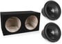 (2) Rockford Fosgate Punch P3D2-12 Subwoofers with Free Dual Enclosure thumbnail image