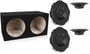(2) Rockford Fosgate P3SD4-12 with Sealed Dual Enclosure thumbnail image