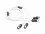 JL Audio XMD-WHTAIC2-3 White 2-Channel RCA Cable (Open Box, Good) thumbnail image
