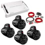 Power Acoustik MSA4‐1300D w/ Boss MRWT40 Tower Speakers thumbnail image