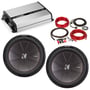 JL Audio JX1000/1D with 2 Kicker 43CWR84 Subwoofers + Amp Kit thumbnail image