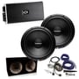 (2)Rockford Fosgate R1S4-12 + NVX VADM2 + Dual 10