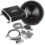 Kicker 500W Monoblock Amplifier + Alpine 8