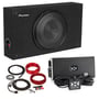 Pioneer TS-A2500LB Loaded Enclosure + NVX Monoblock + 8 Gauge Amp Kit thumbnail image
