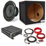 Kicker 43CVT122 with Sealed Box + Amplifier + Amp Kit thumbnail image