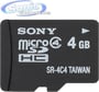 Sony SR-4A4 4GB microSDHC Memory Card thumbnail image