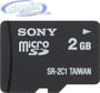 Sony SR-2A1 2GB microSD Memory Card thumbnail image