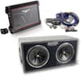 Kicker Combo: ZX300.1 Amplifier + DC122 Comp Subs & Box + FREE CK8 Amp Kit thumbnail image
