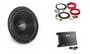 Rockford Prime R2D4-12 Sub + Belva 1500W BXA15001 Amplifier + 8 Gauge Amp Kit thumbnail image