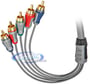 Monster Cable FlatScreen Component Video and Stereo Audio Cable (FS V200 CVA-2M) thumbnail image