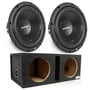 (2) Rockford Fosgate Prime R2D2-10 Subs + Atrend 10