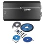 DS18 EXL-P4000X1D + Premium NVX XKIT02 1/0 Gauge Amp Kit thumbnail image