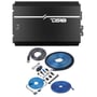DS18 EXL-P2500X1D + Premium NVX XKIT02 1/0 Gauge Amp Kit thumbnail image