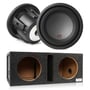 (2) Alpine R2-W12D2 with Ported Dual Enclosure thumbnail image