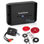 Rockford Fosgate Punch P400X4 + NVX XFLOC4 Line-Output-Converter thumbnail image