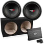 Cerwin Vega XED12V2 Dual Subwoofer Bass Package thumbnail image