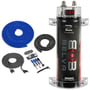 Belva BB2D 2 Farad Capacitor with Red Digital Voltage Meter + 0 Gauge Amp Kit thumbnail image