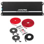 Alpine KTP-445A with Belva 8 Gauge Amp Kit thumbnail image