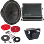 Kicker CWR122 (48CWR122) with Amp and Remote + Wiring Kit thumbnail image