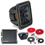 Kicker Solo-Baric L7S122 (44L7S122) + Amp with Remote Bass and Installation Kit thumbnail image