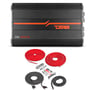 DS18 SXE-3000.4D/BK (Black) with Belva 4 Gauge Amp Kit thumbnail image